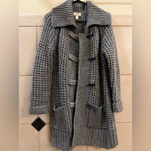 Ann Taylor Loft sweater jacket - size large